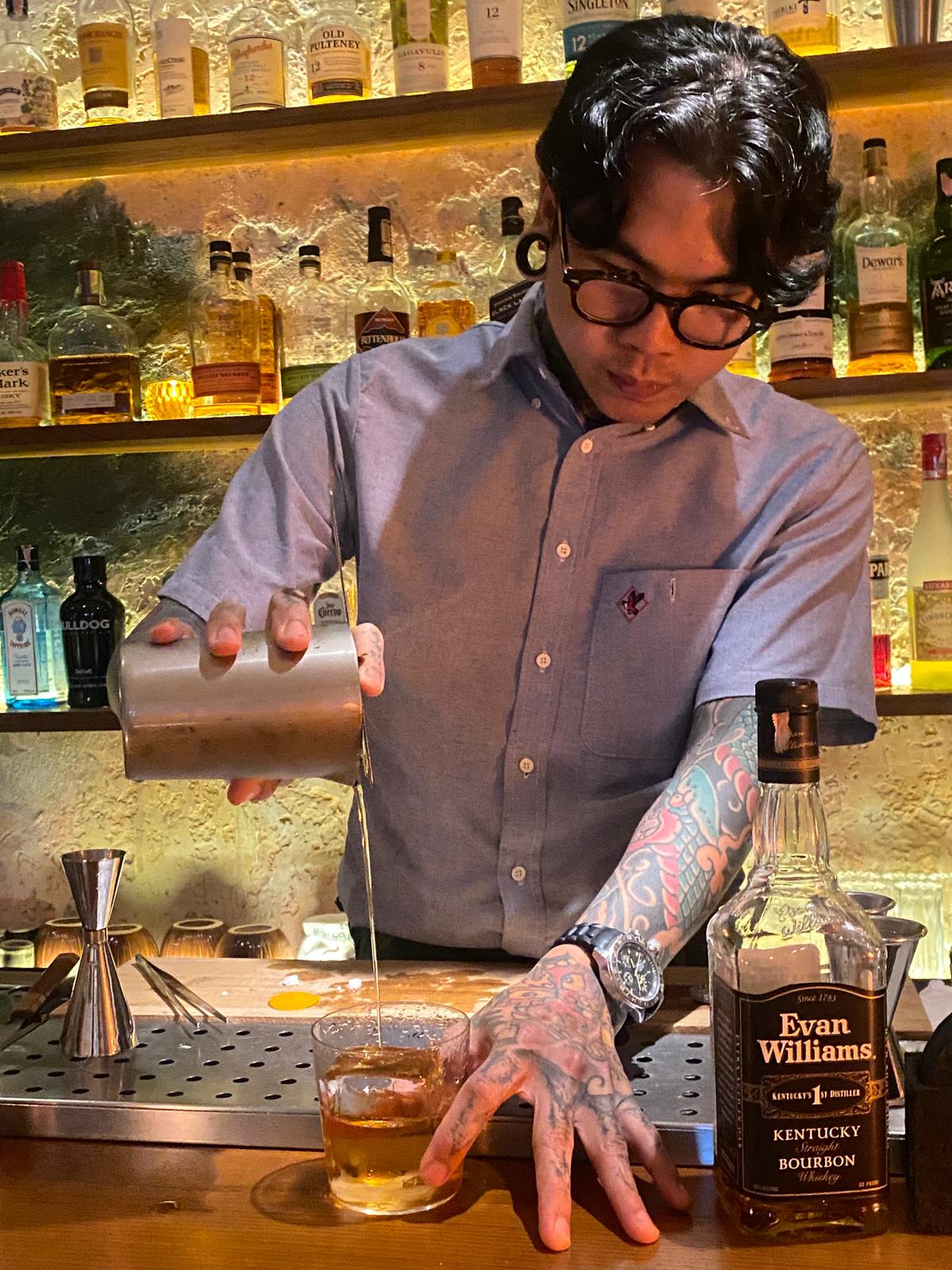 Mixologist at Work